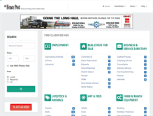 Tablet Screenshot of classifieds.thefencepost.com